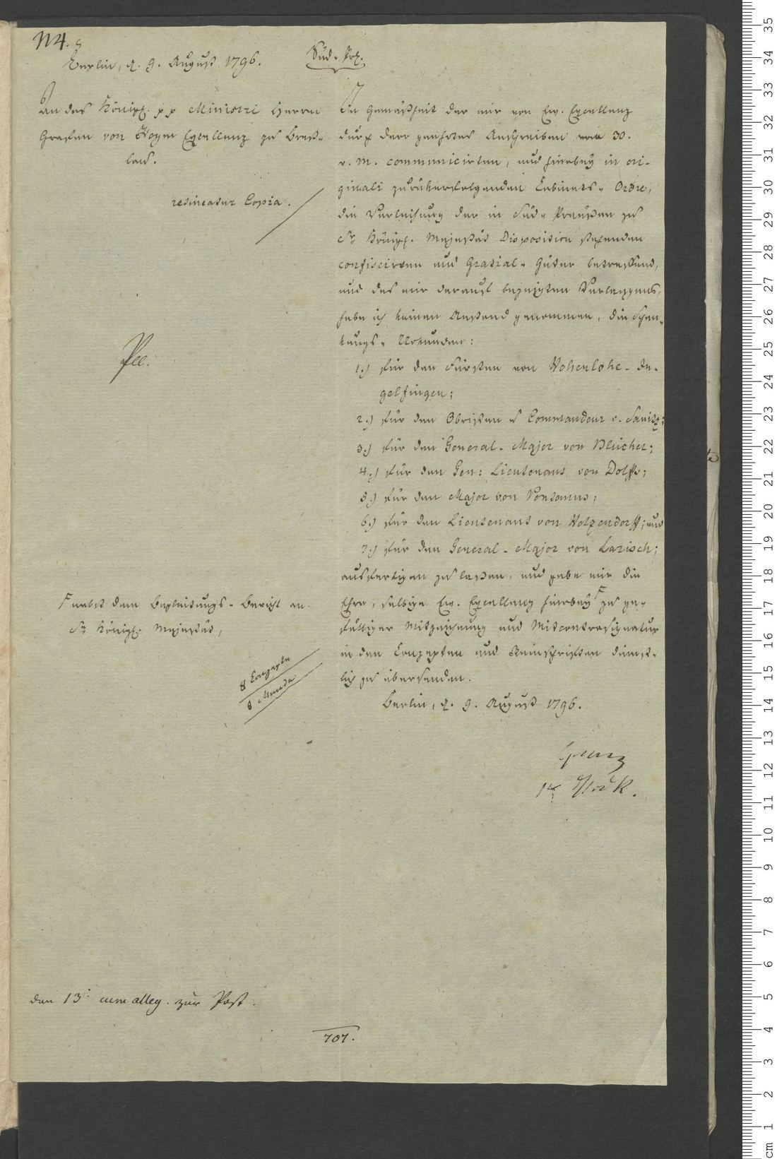 Manuscript page 5 of letter 1