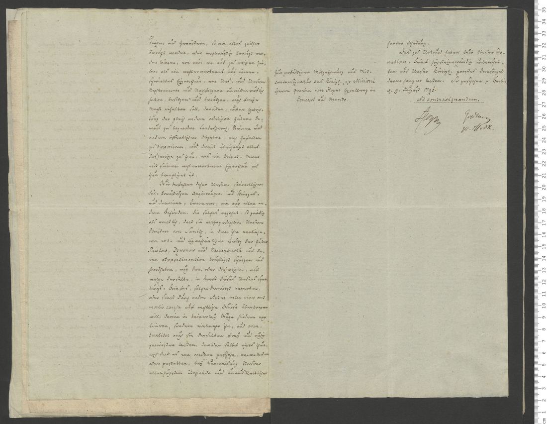 Manuscript page 10 of letter 1
