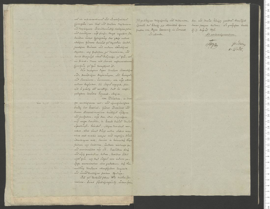 Manuscript page 12 of letter 1