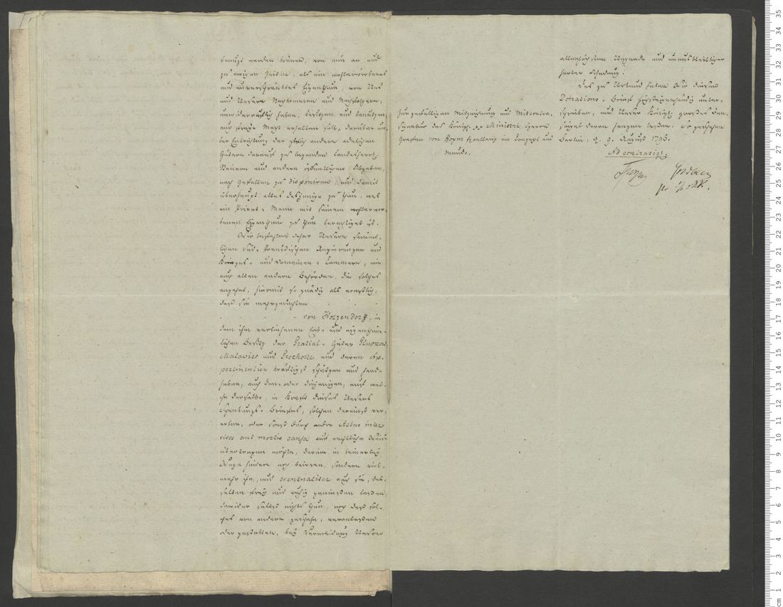 Manuscript page 18 of letter 1