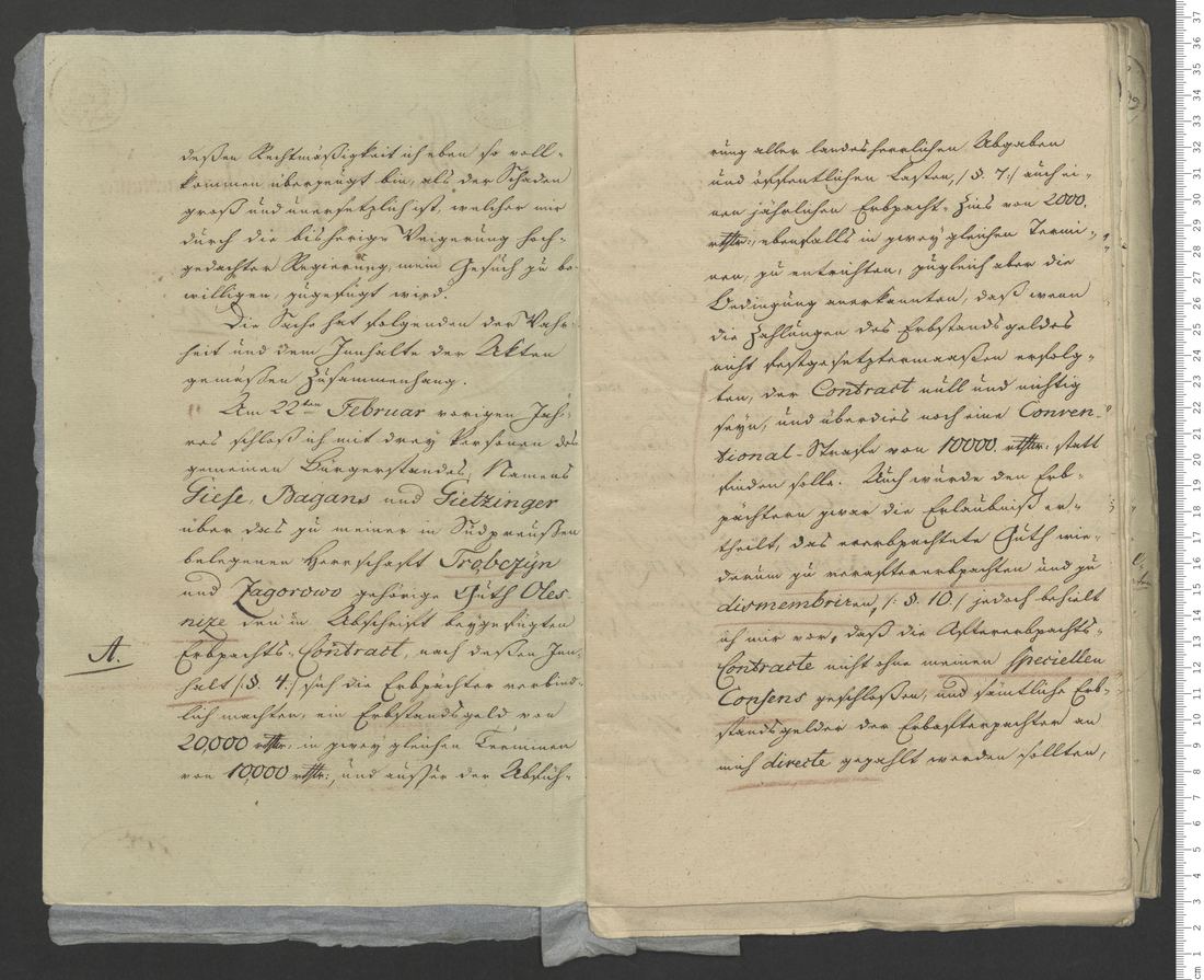 Manuscript page 2 of letter 1
