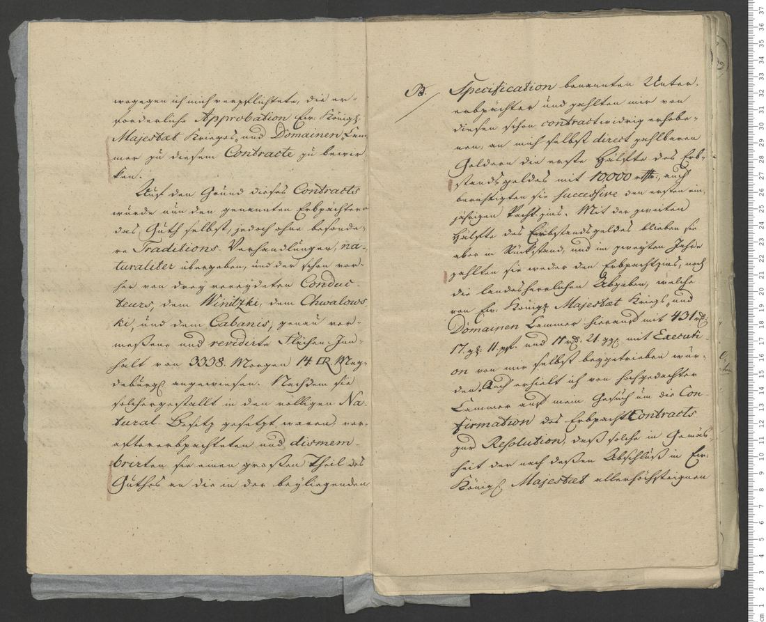 Manuscript page 3 of letter 1