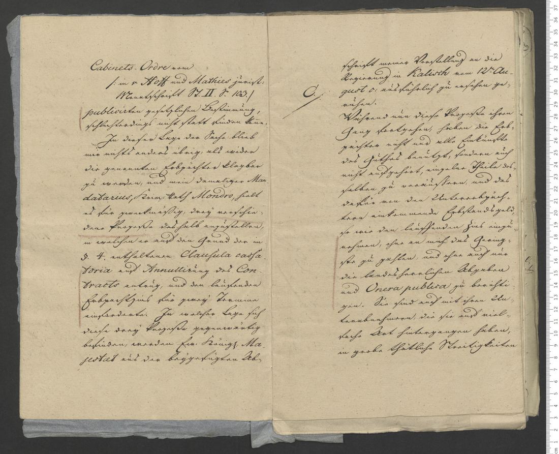 Manuscript page 4 of letter 1