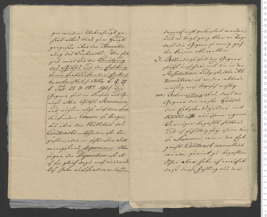 Manuscript page 11 of letter 1
