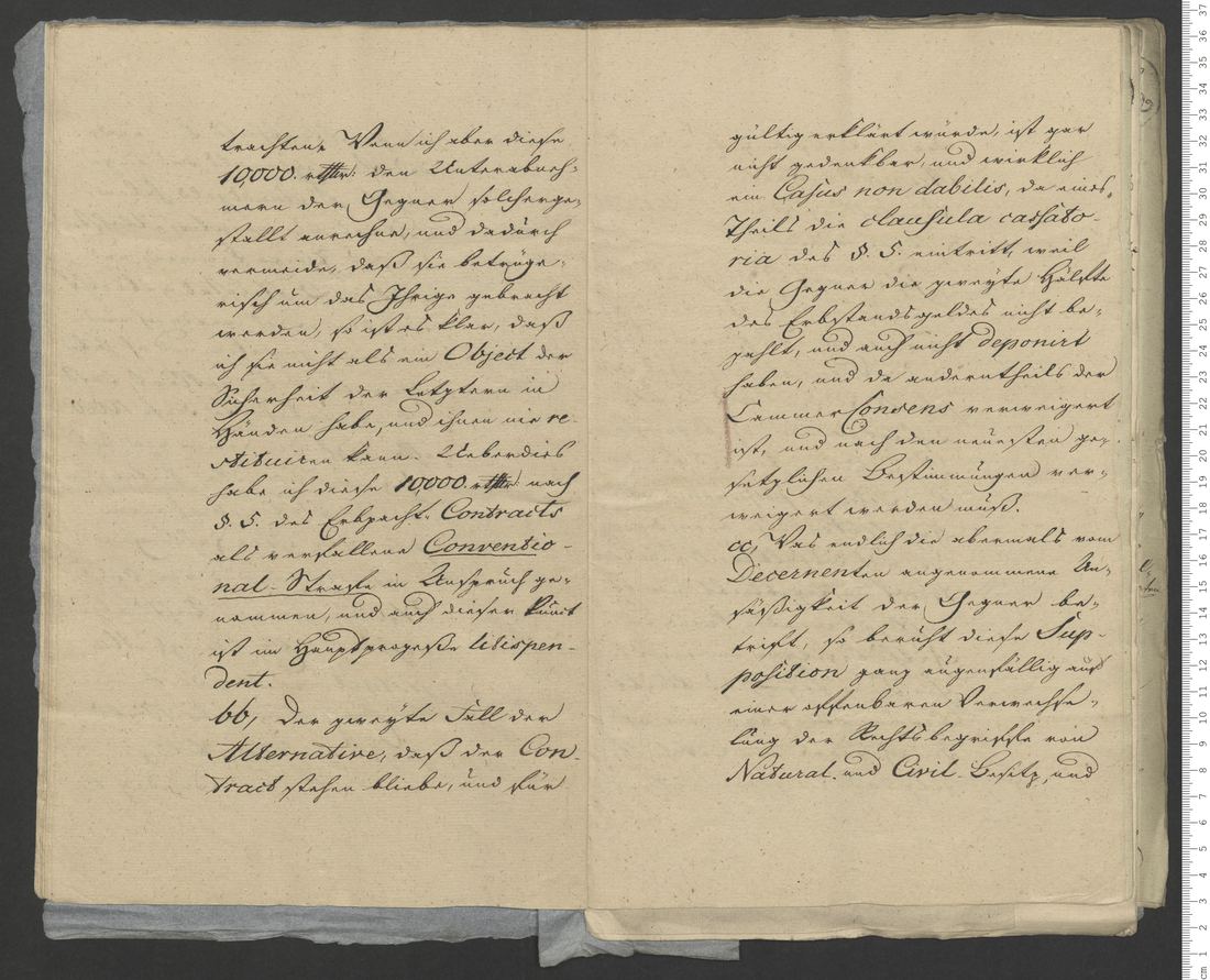 Manuscript page 13 of letter 1