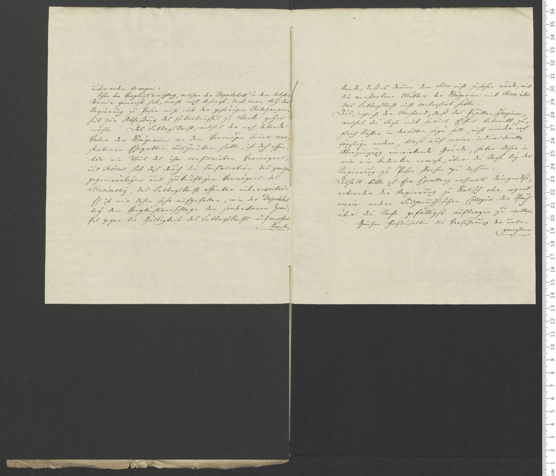 Manuscript page 2 of letter 6