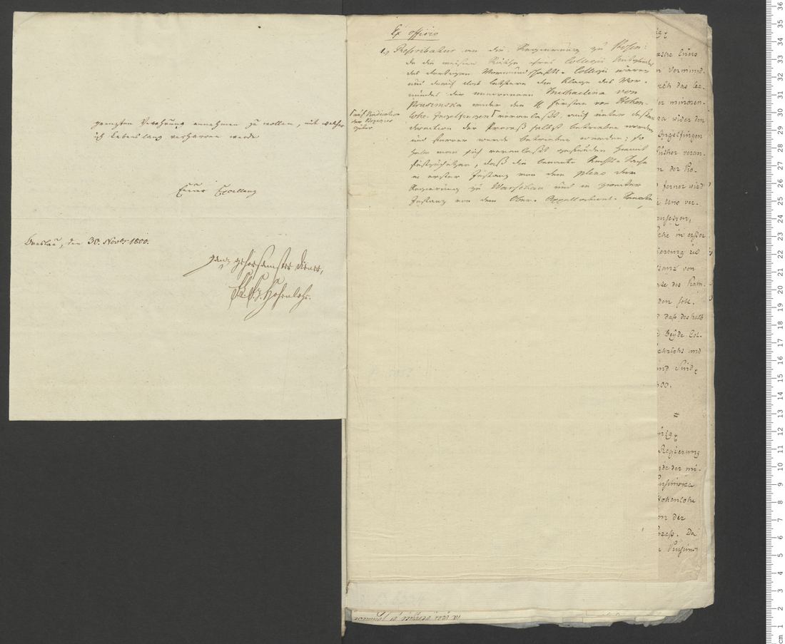 Manuscript page 3 of letter 6