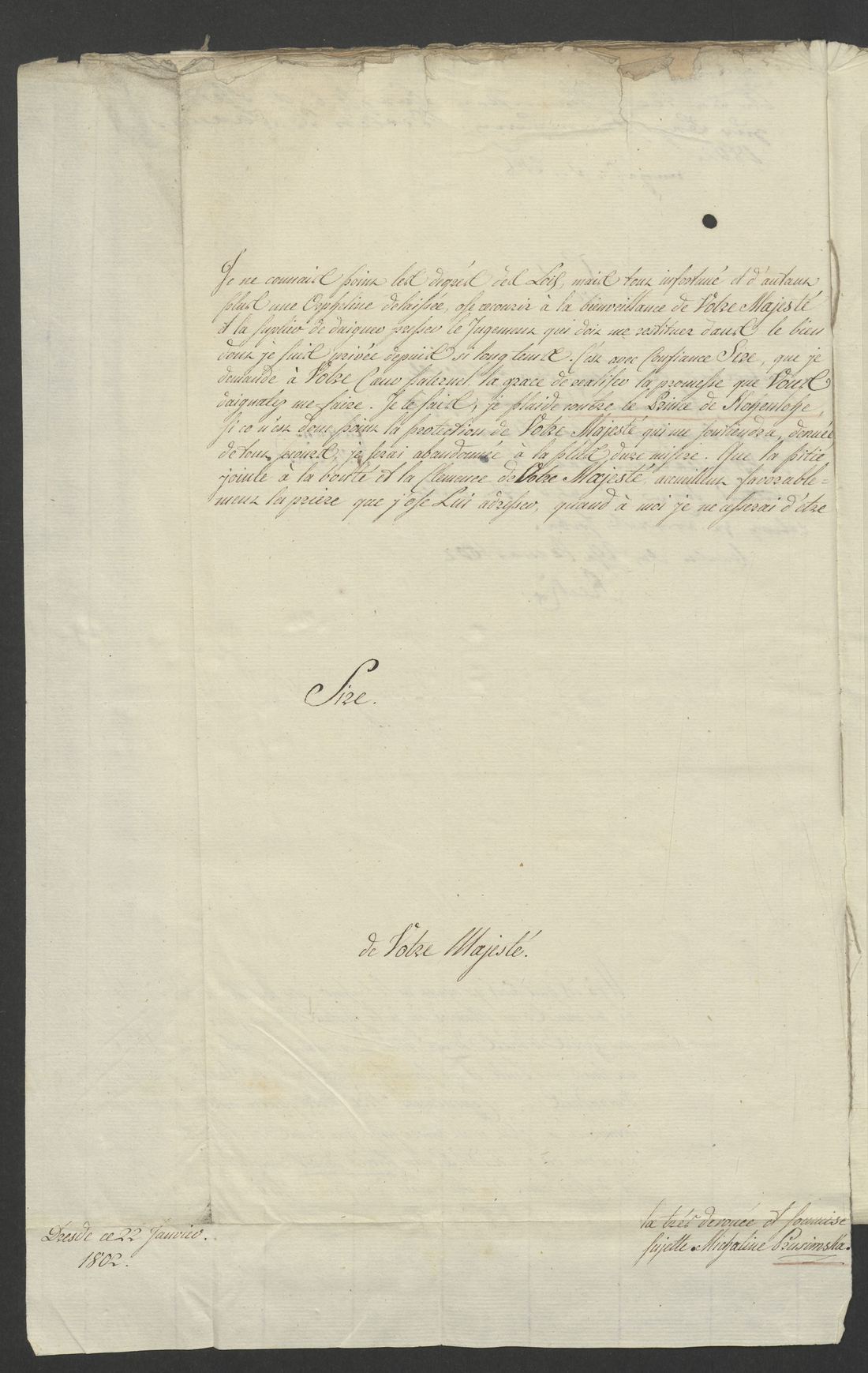 Manuscript page 2 of letter 15