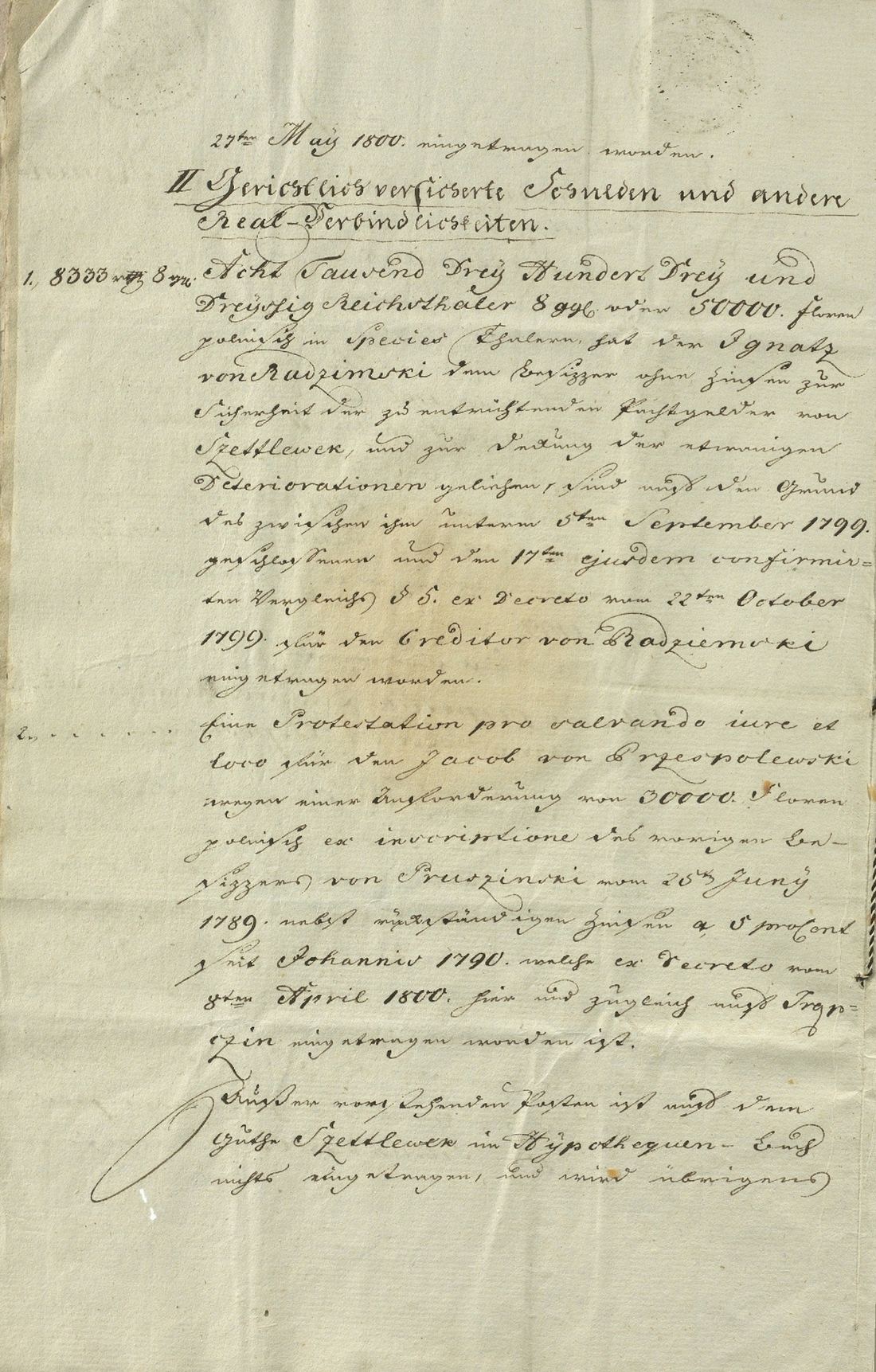 Manuscript page 2 of letter 2