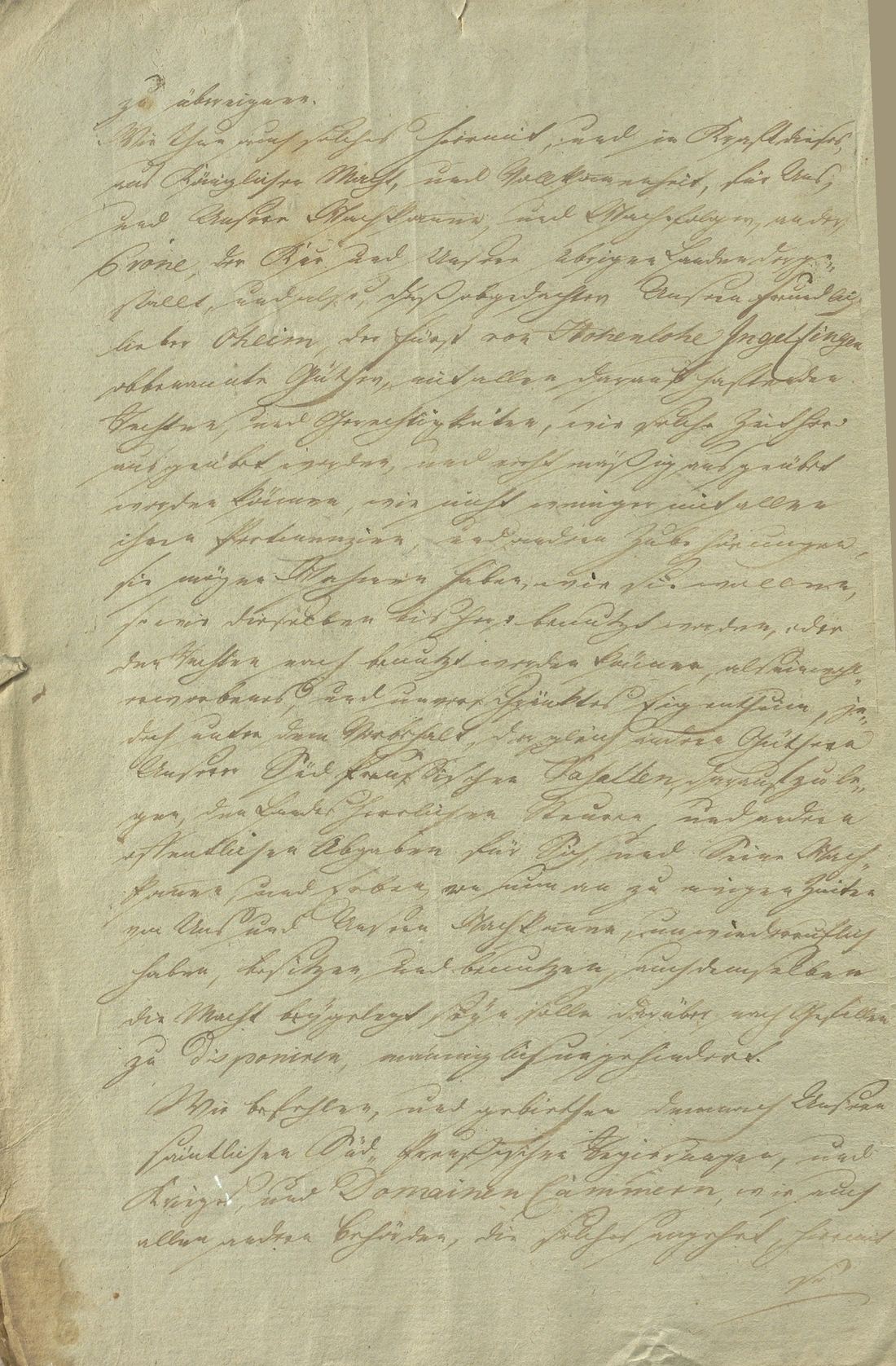 Manuscript page 2 of letter 4