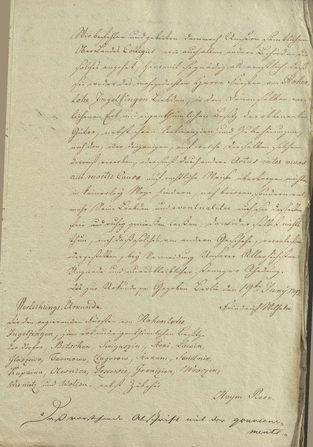 Manuscript page 3 of letter 5