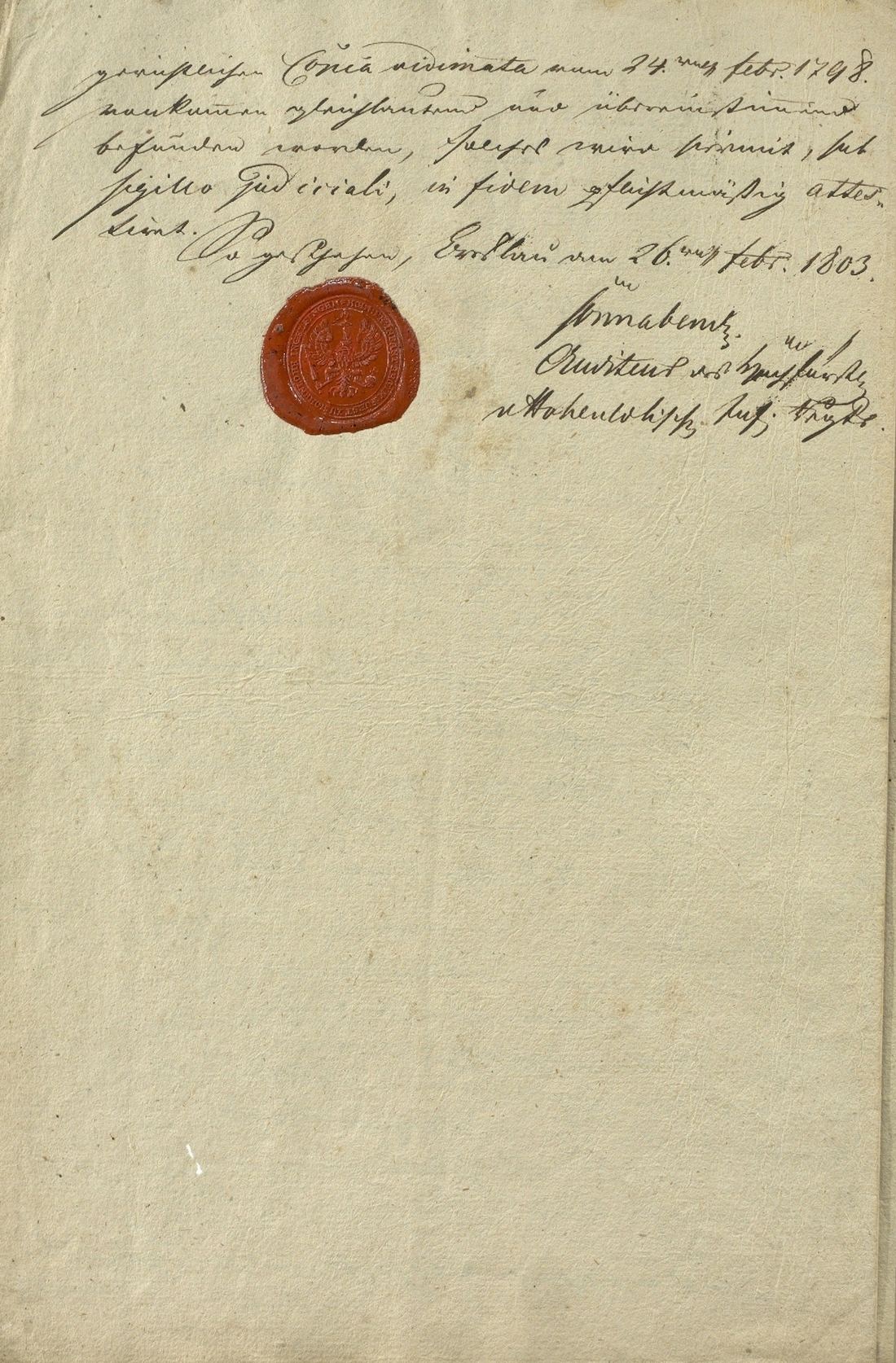 Manuscript page 4 of letter 5