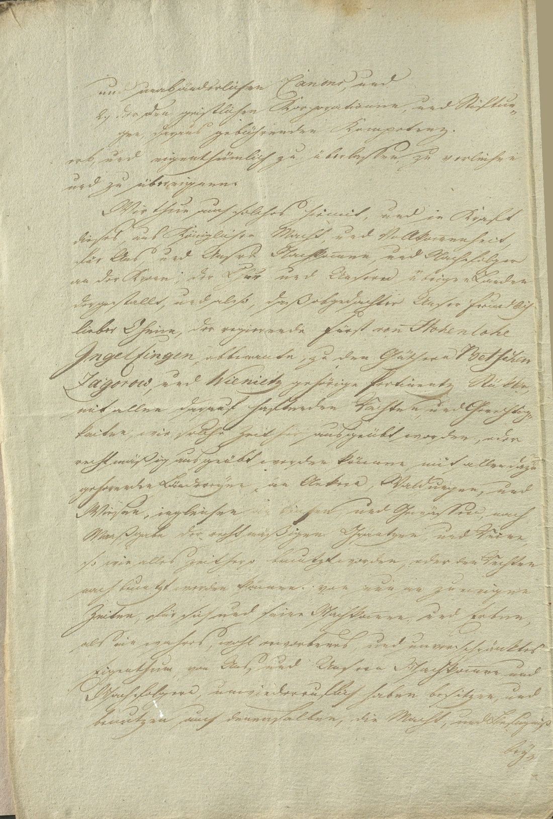 Manuscript page 2 of letter 6