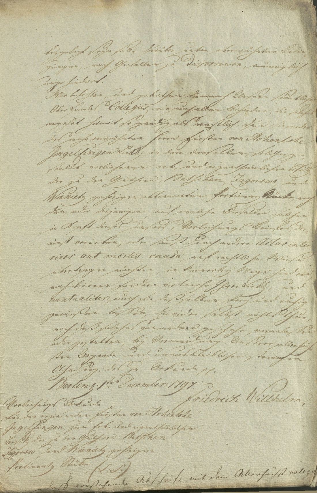 Manuscript page 3 of letter 6