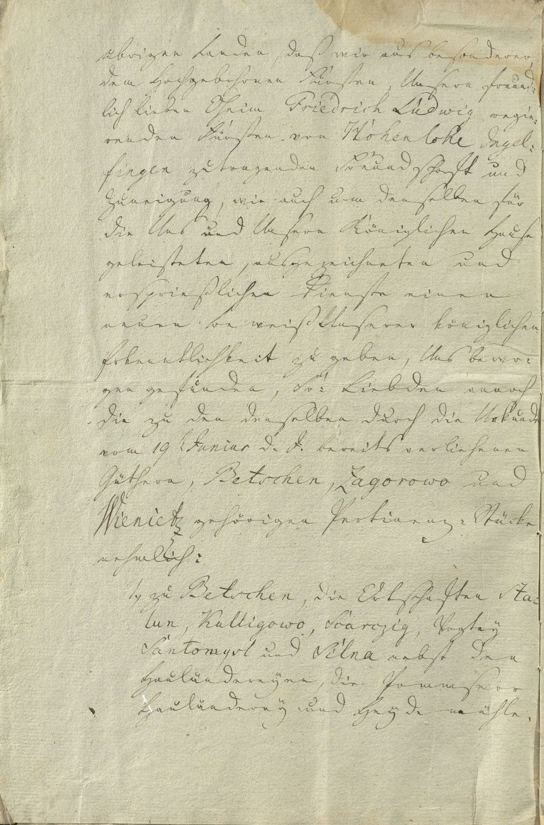 Manuscript page 2 of letter 7