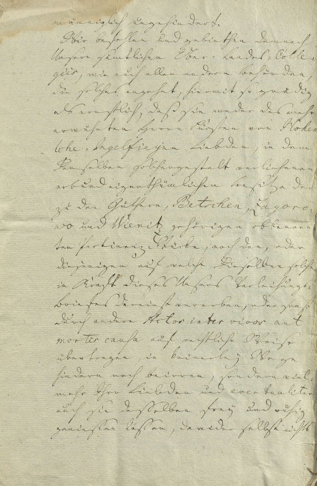 Manuscript page 5 of letter 7