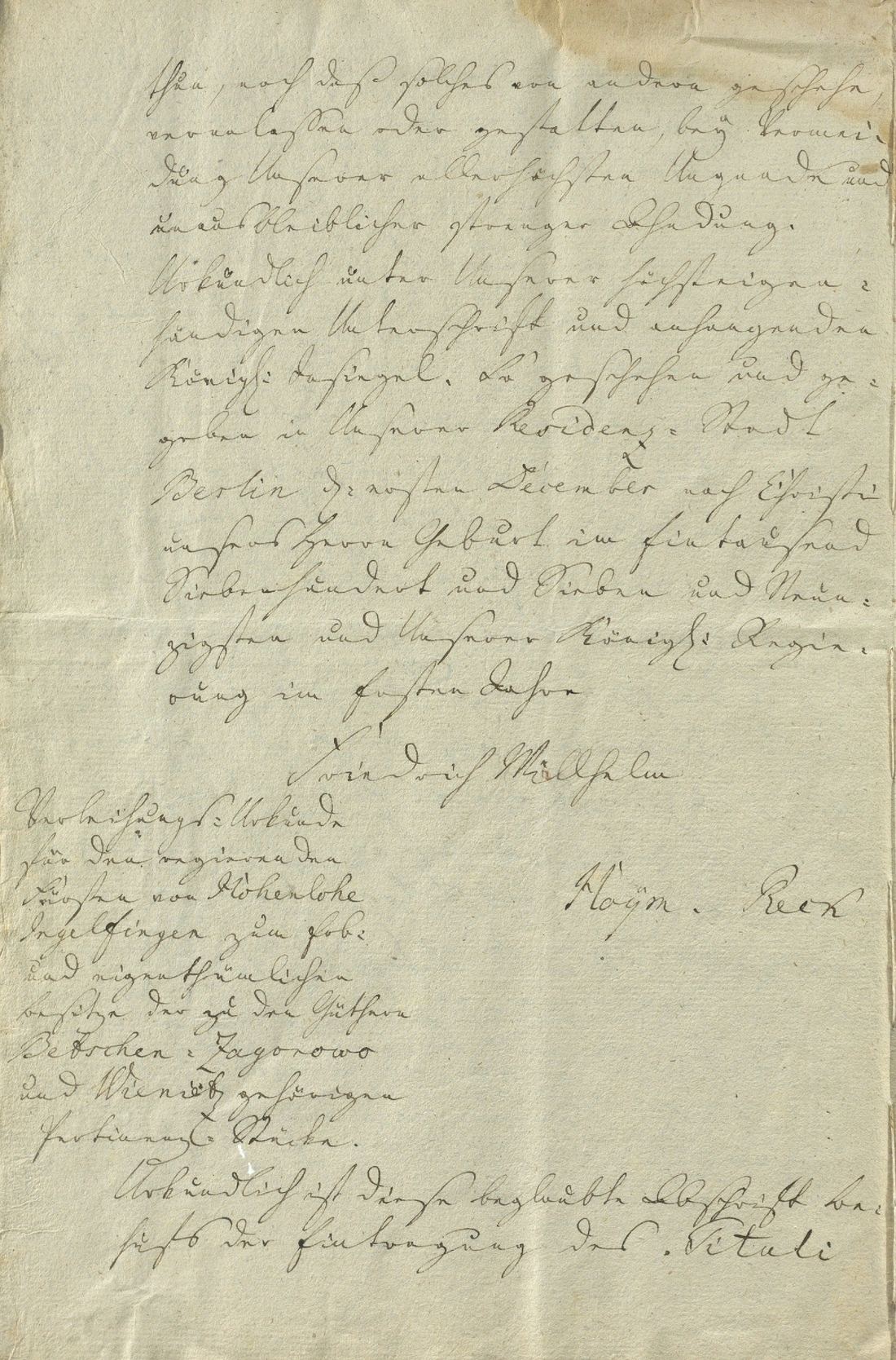 Manuscript page 6 of letter 7