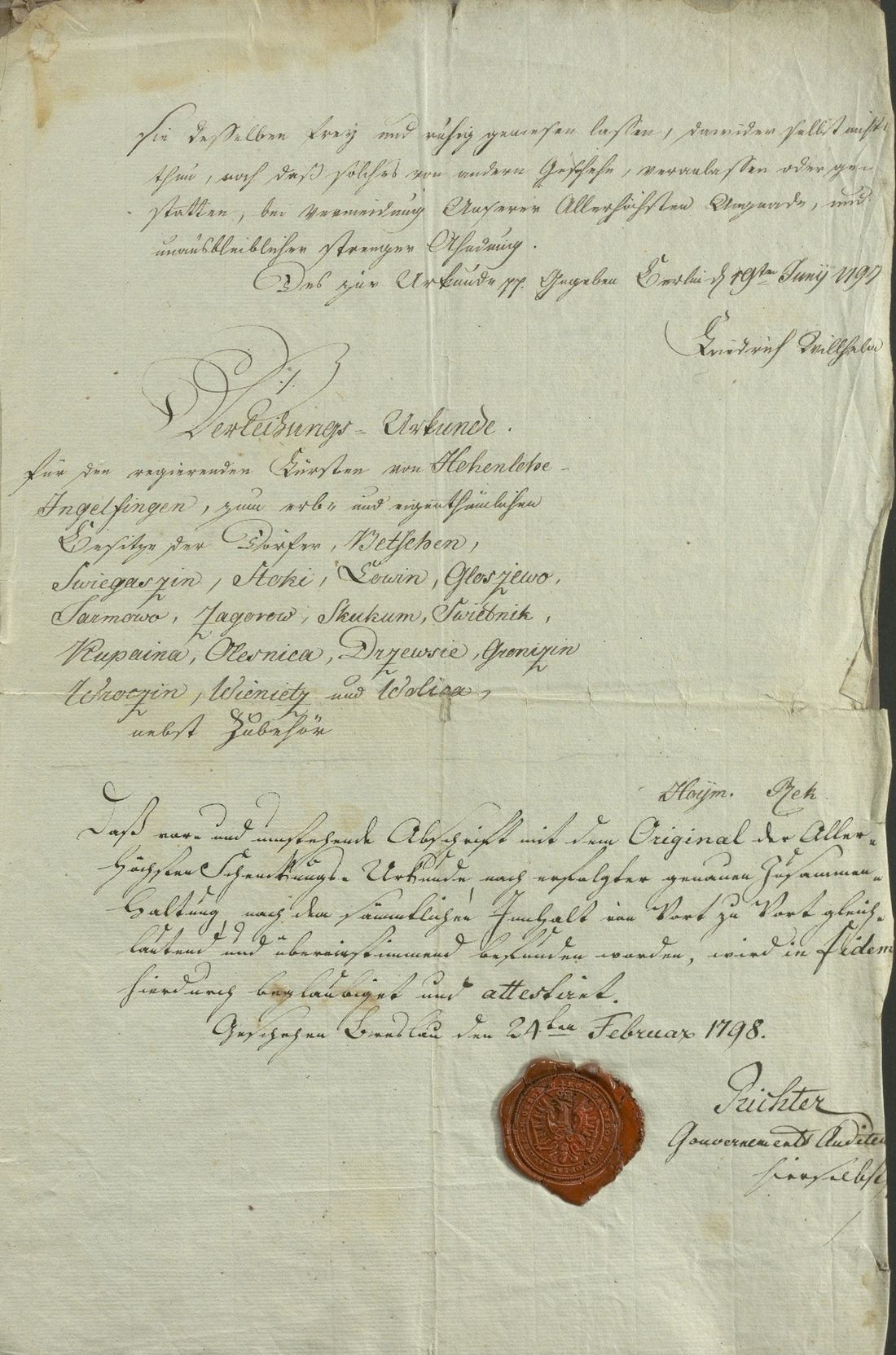 Manuscript page 3 of letter 8