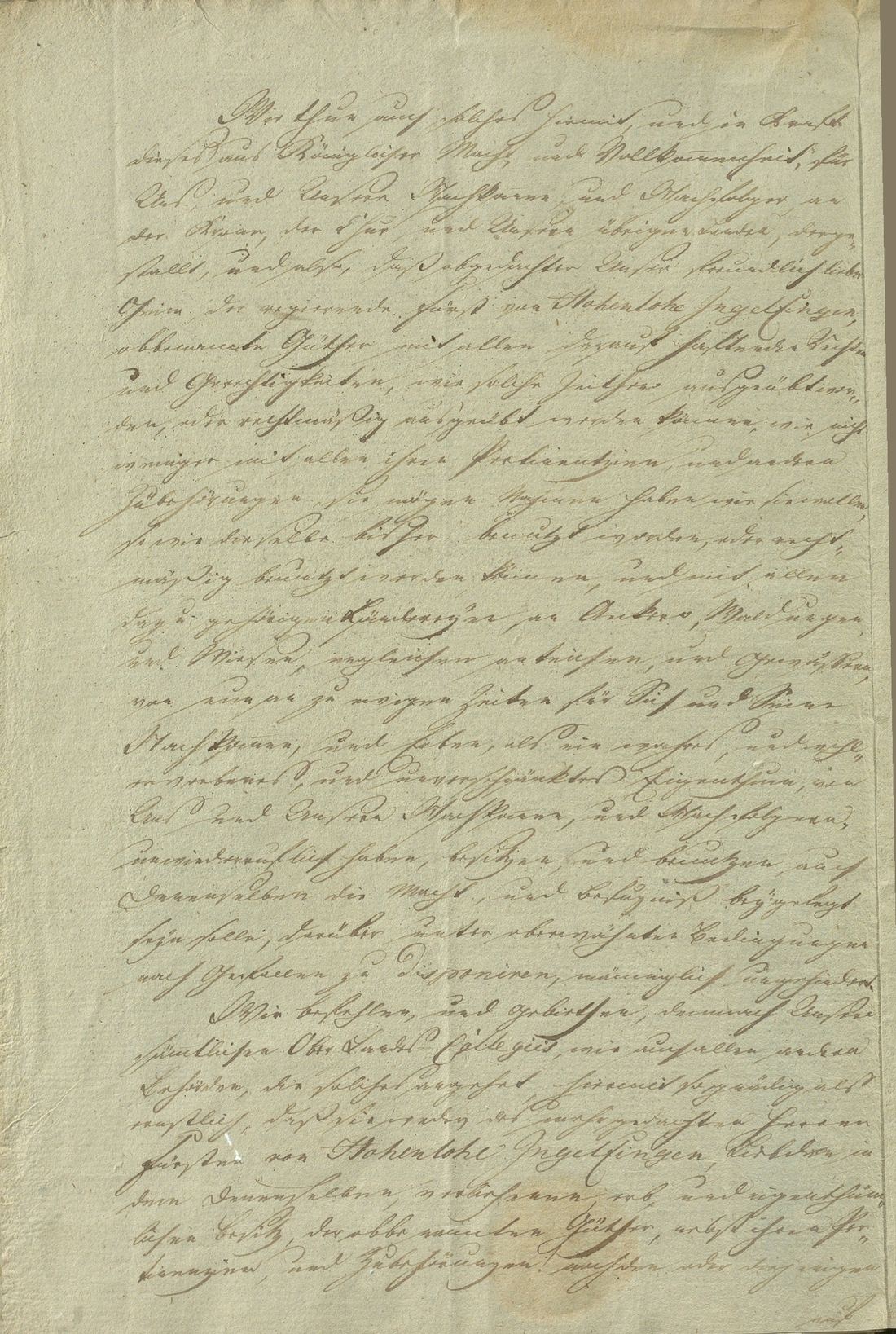 Manuscript page 2 of letter 9