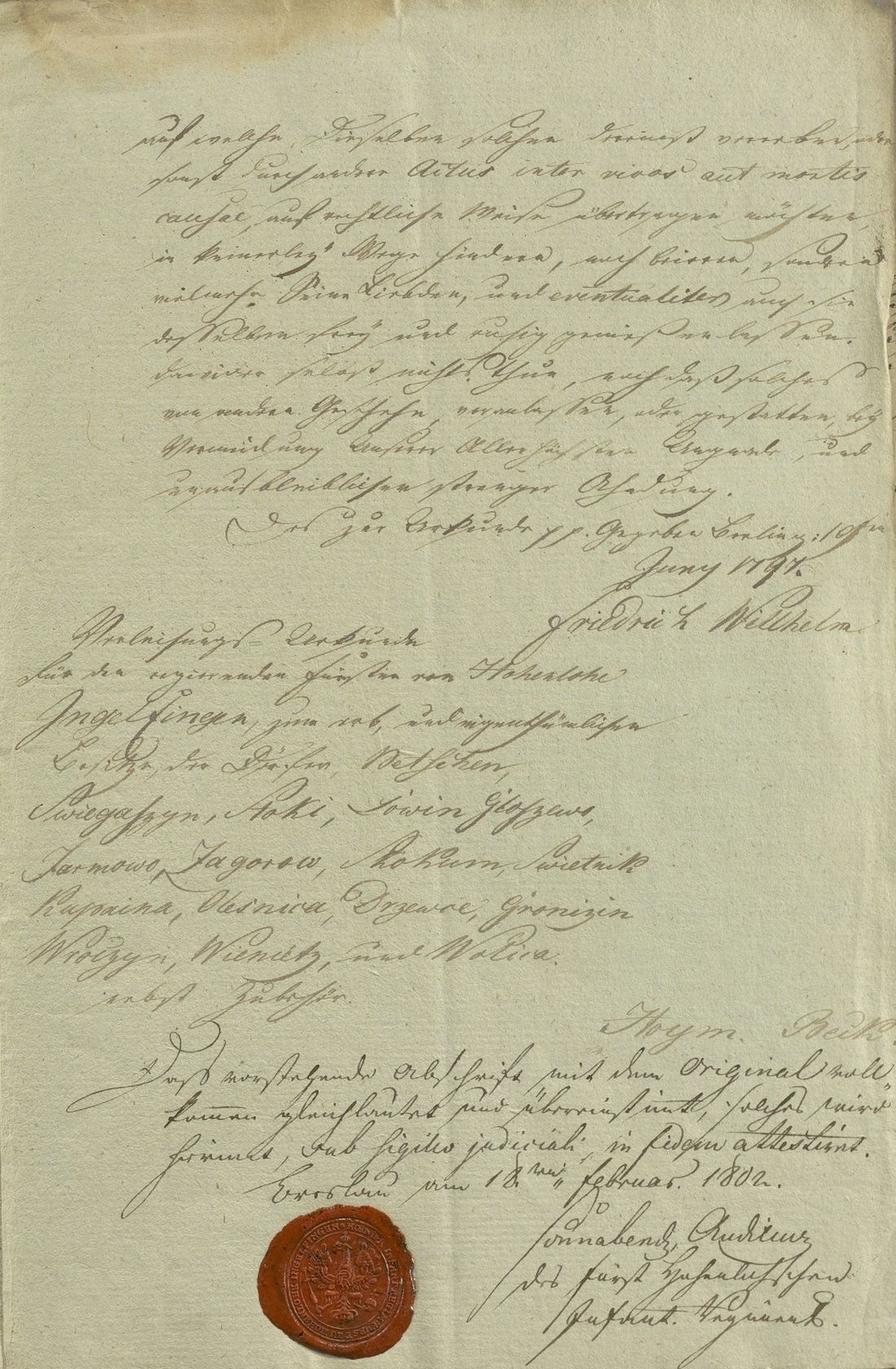 Manuscript page 3 of letter 9