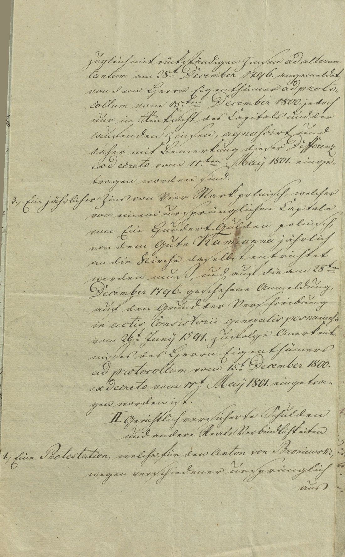 Manuscript page 3 of letter 12