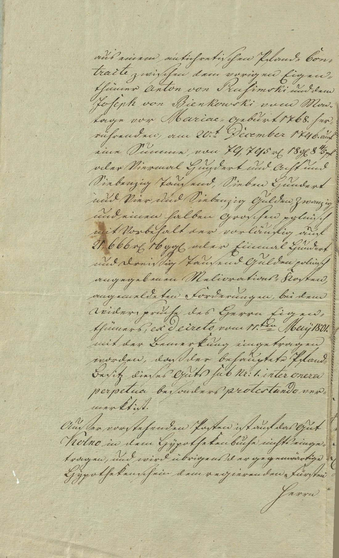 Manuscript page 4 of letter 12