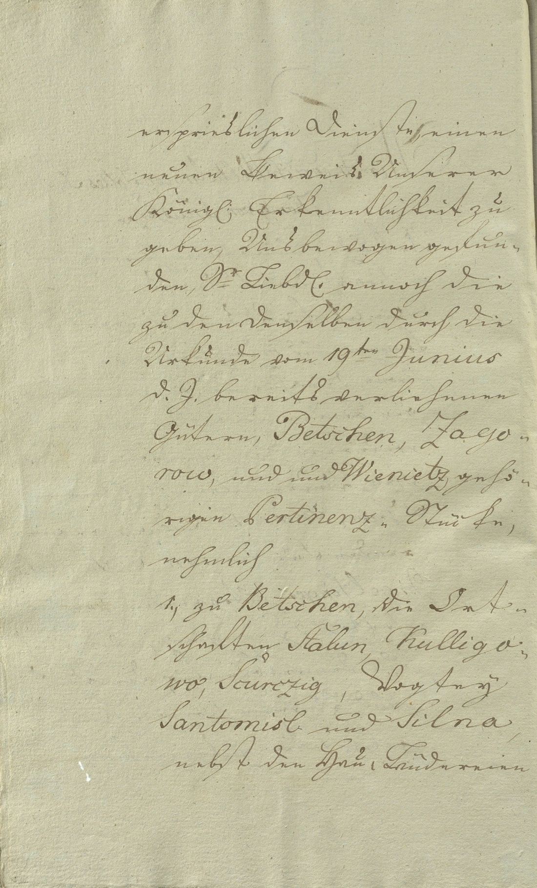 Manuscript page 2 of letter 18