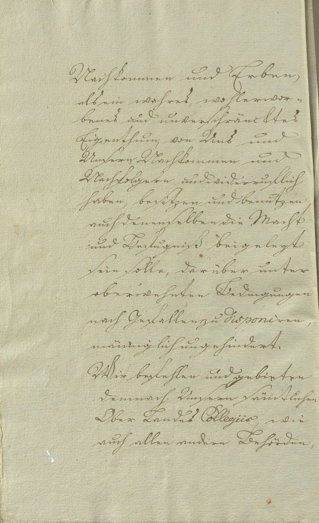 Manuscript page 6 of letter 18