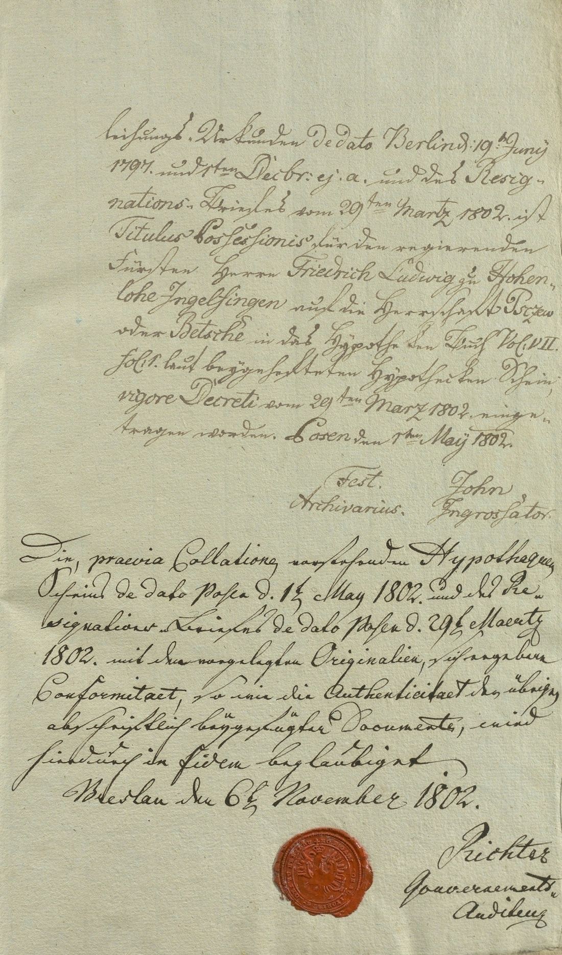 Manuscript page 11 of letter 18