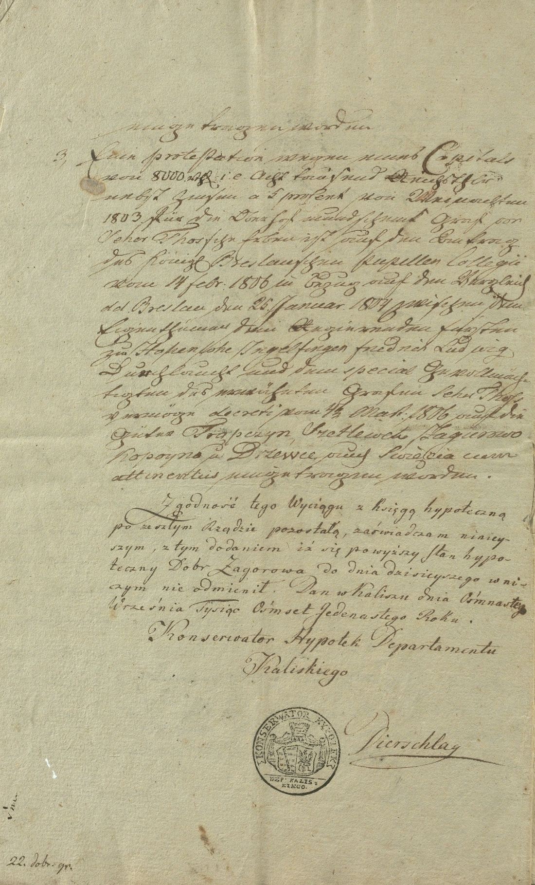 Manuscript page 8 of letter 21