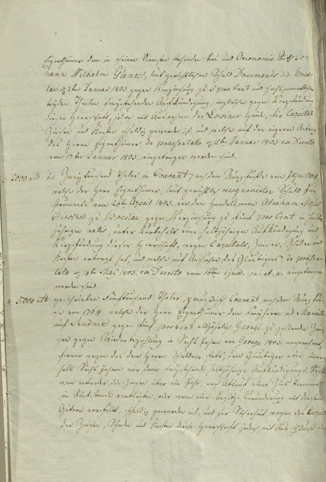 Manuscript page 3 of letter 25