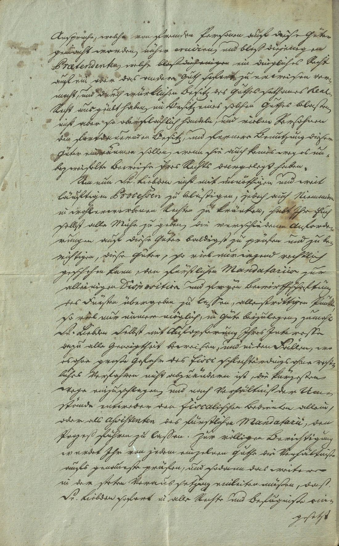 Manuscript page 2 of letter 40