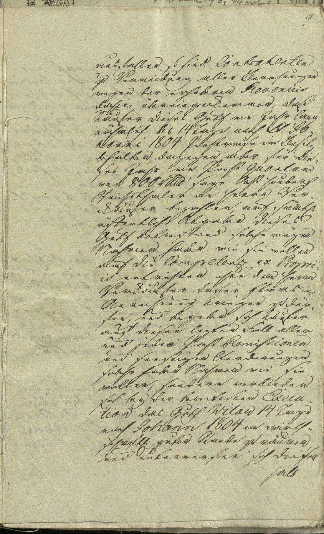 Manuscript page 5 of letter 2