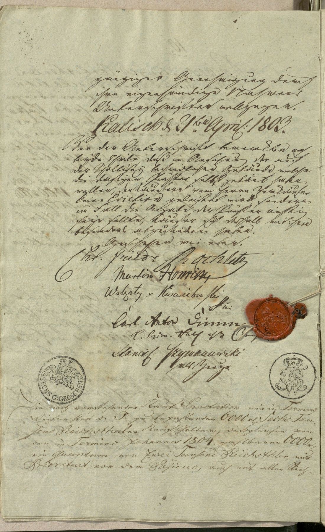 Manuscript page 8 of letter 2