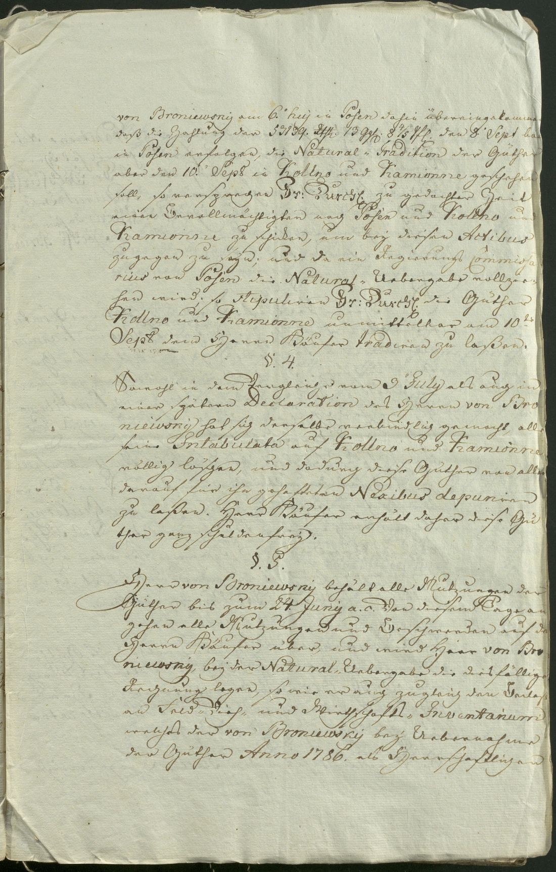 Manuscript page 3 of letter 5