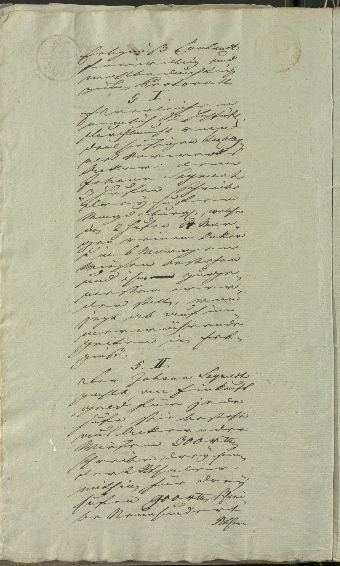 Manuscript page 2 of letter 11
