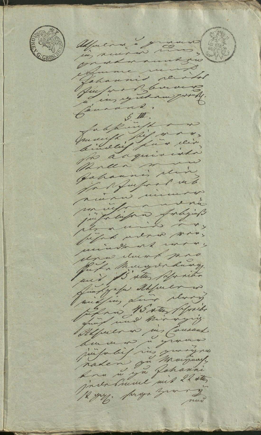Manuscript page 3 of letter 11