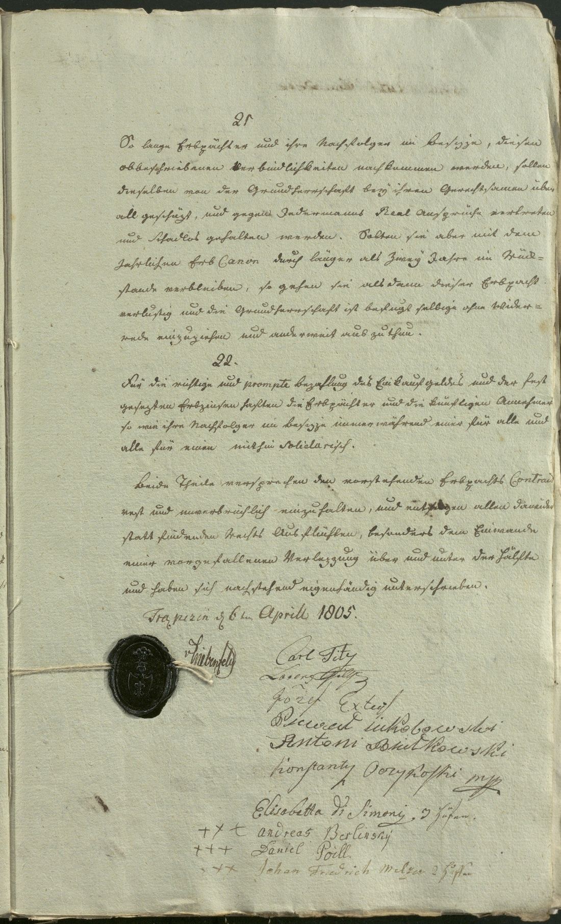 Manuscript page 5 of letter 15