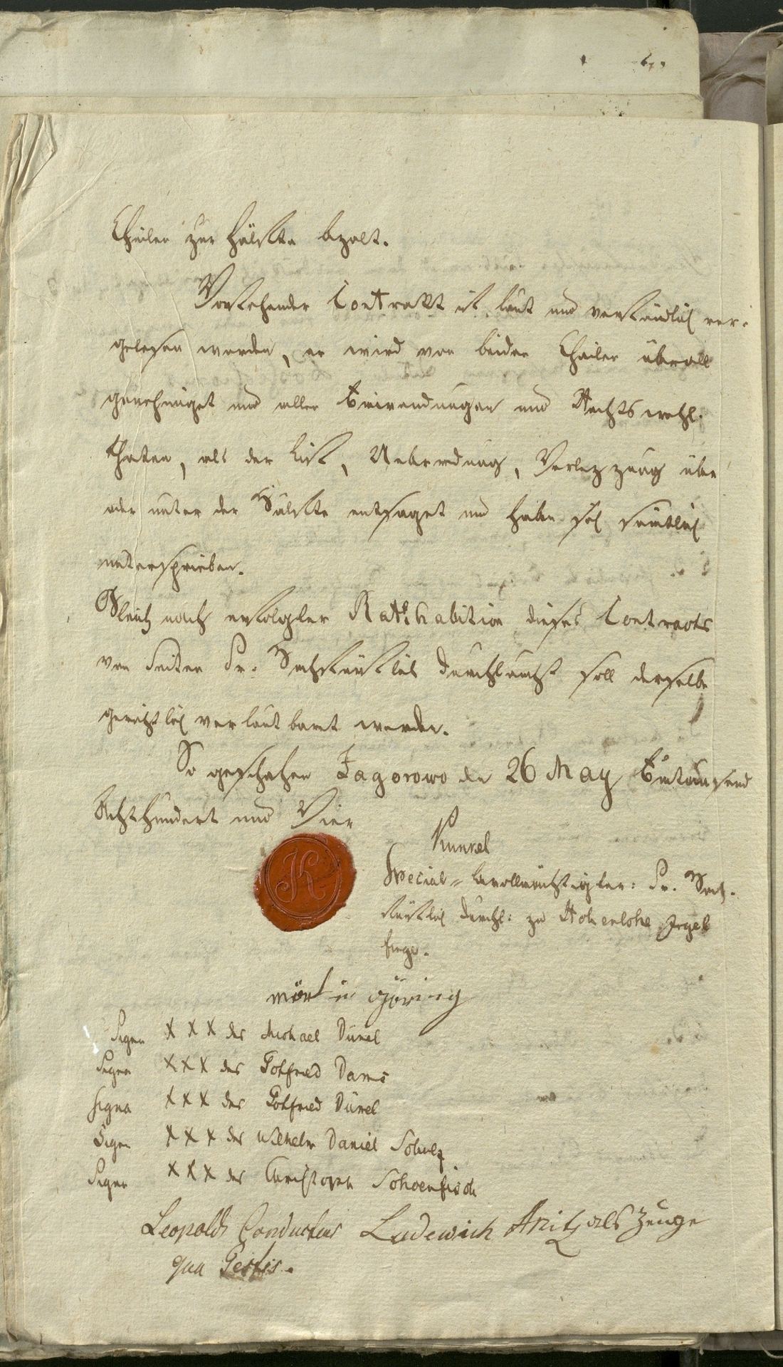Manuscript page 10 of letter 17