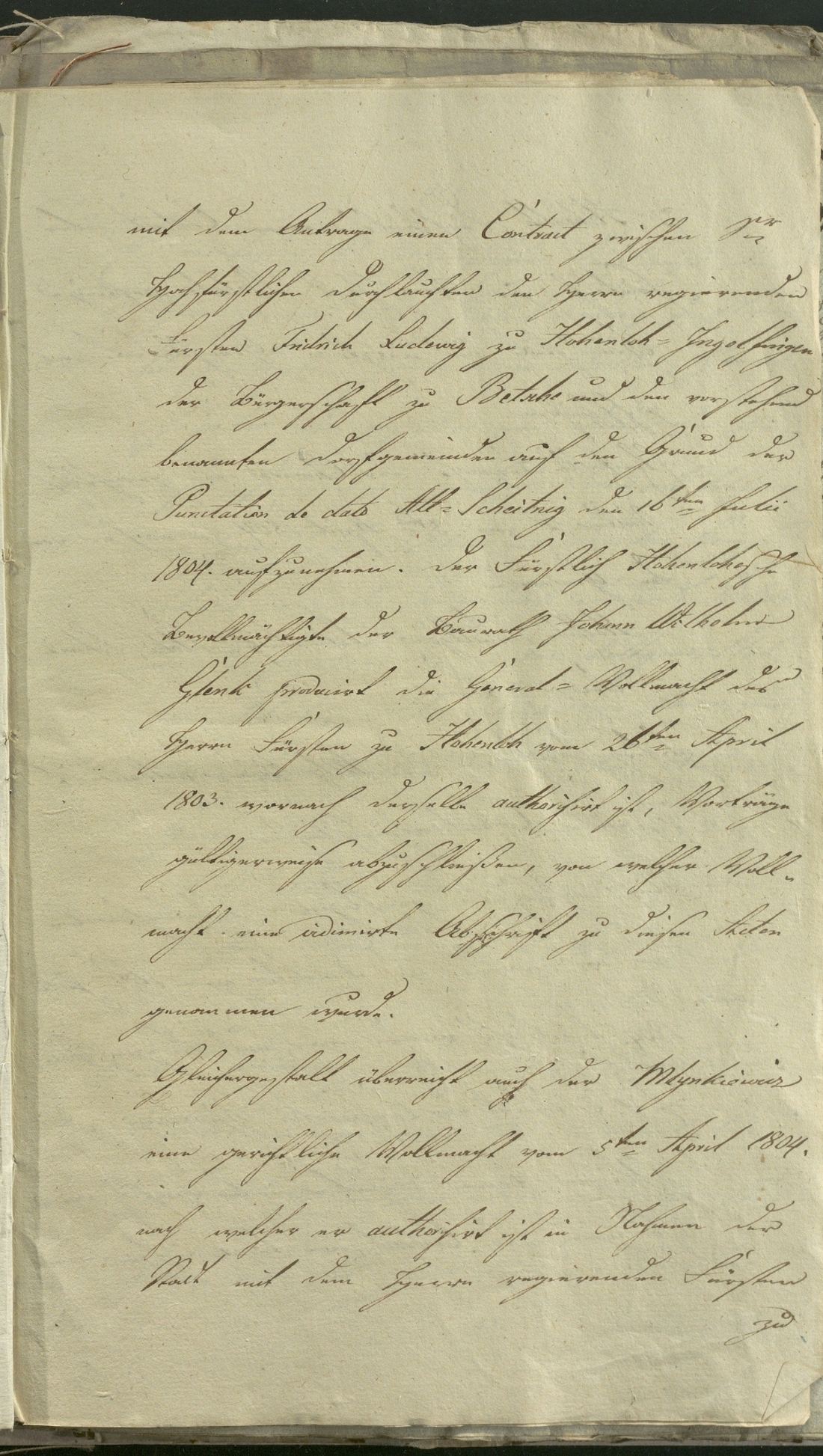 Manuscript page 3 of letter 18