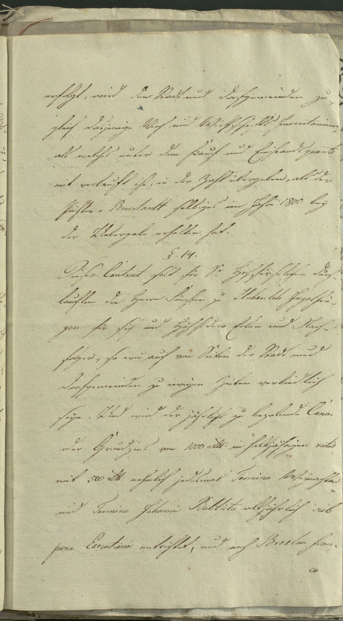 Manuscript page 19 of letter 18