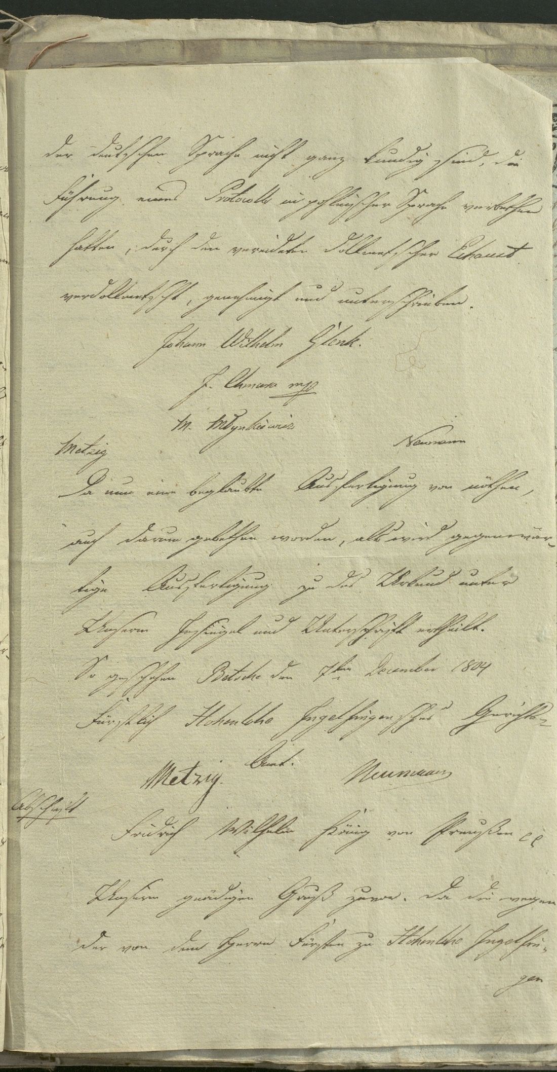 Manuscript page 25 of letter 18