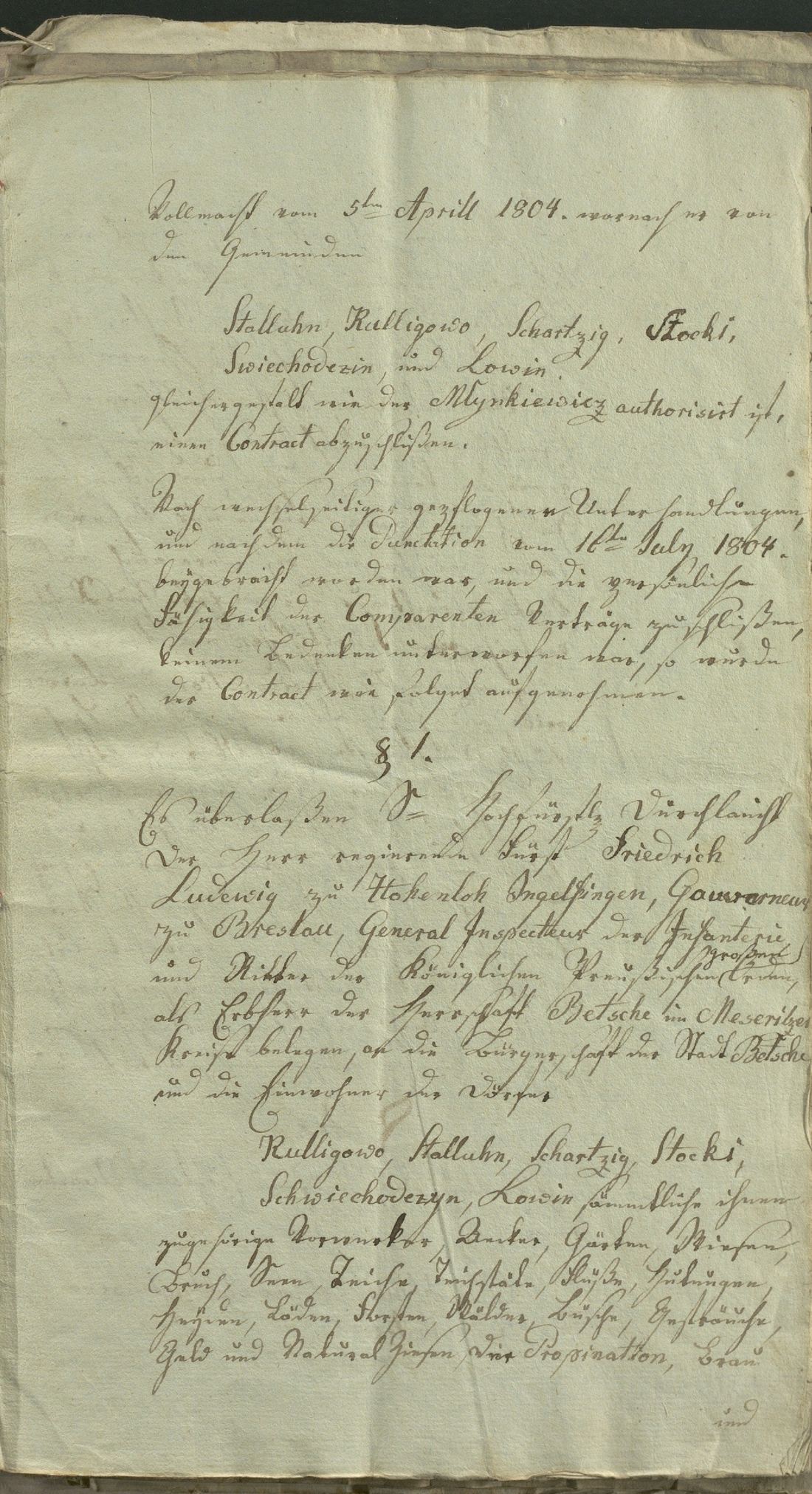 Manuscript page 3 of letter 19
