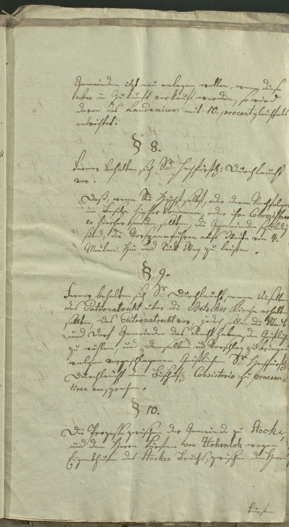Manuscript page 11 of letter 19