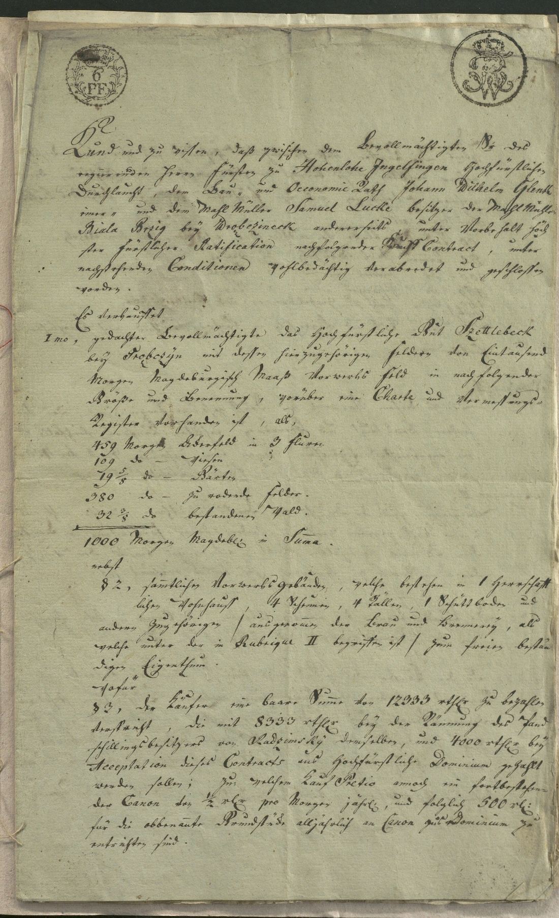 Manuscript page 1 of letter 25