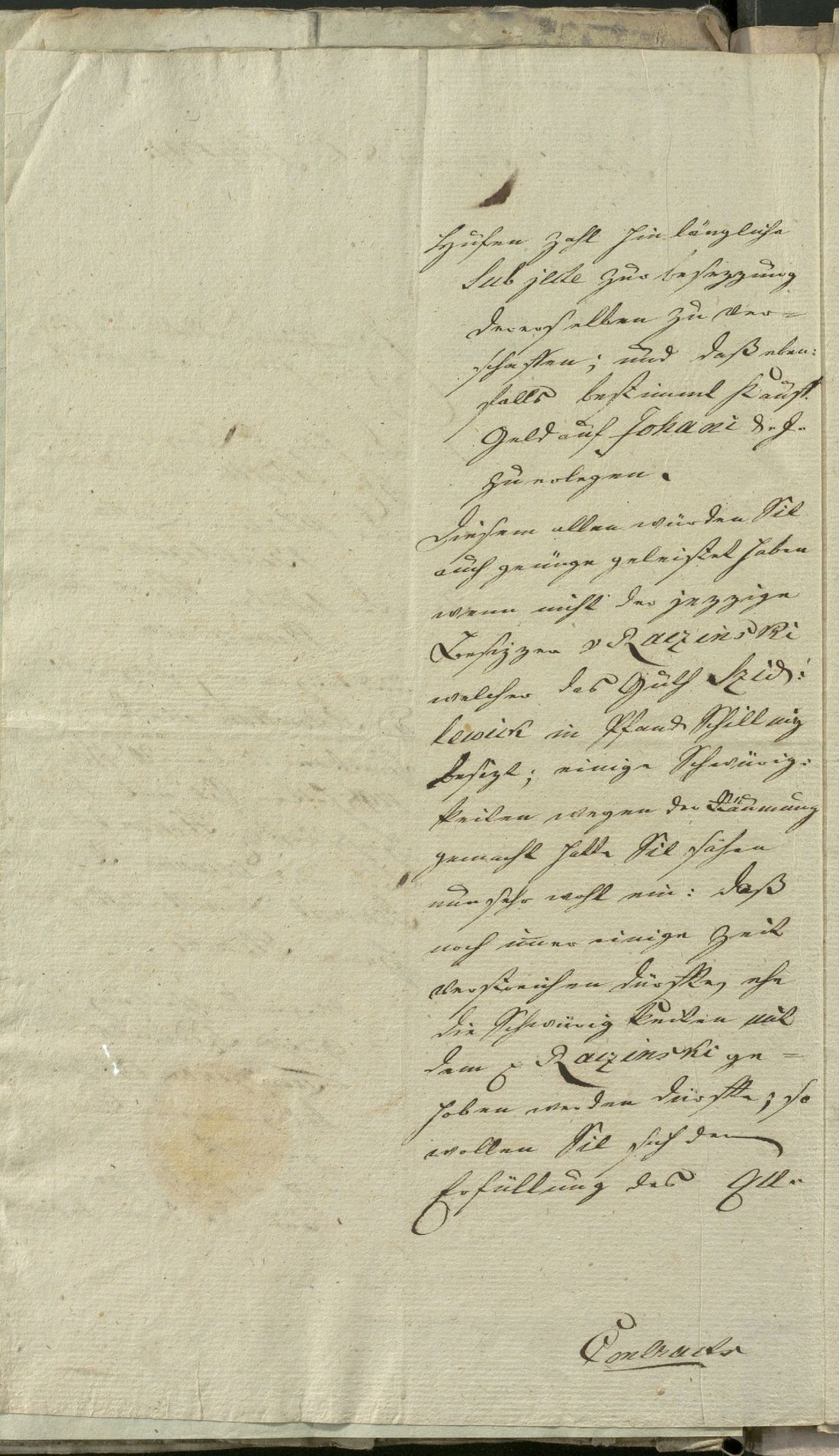 Manuscript page 2 of letter 26