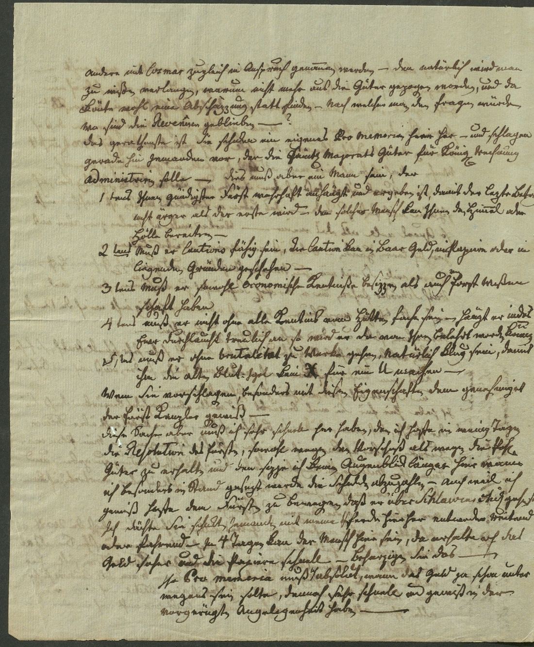 Manuscript page 2 of letter 3