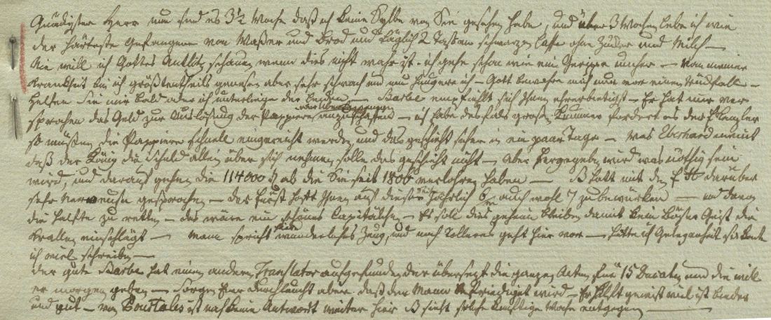 Manuscript page 2 of letter 13