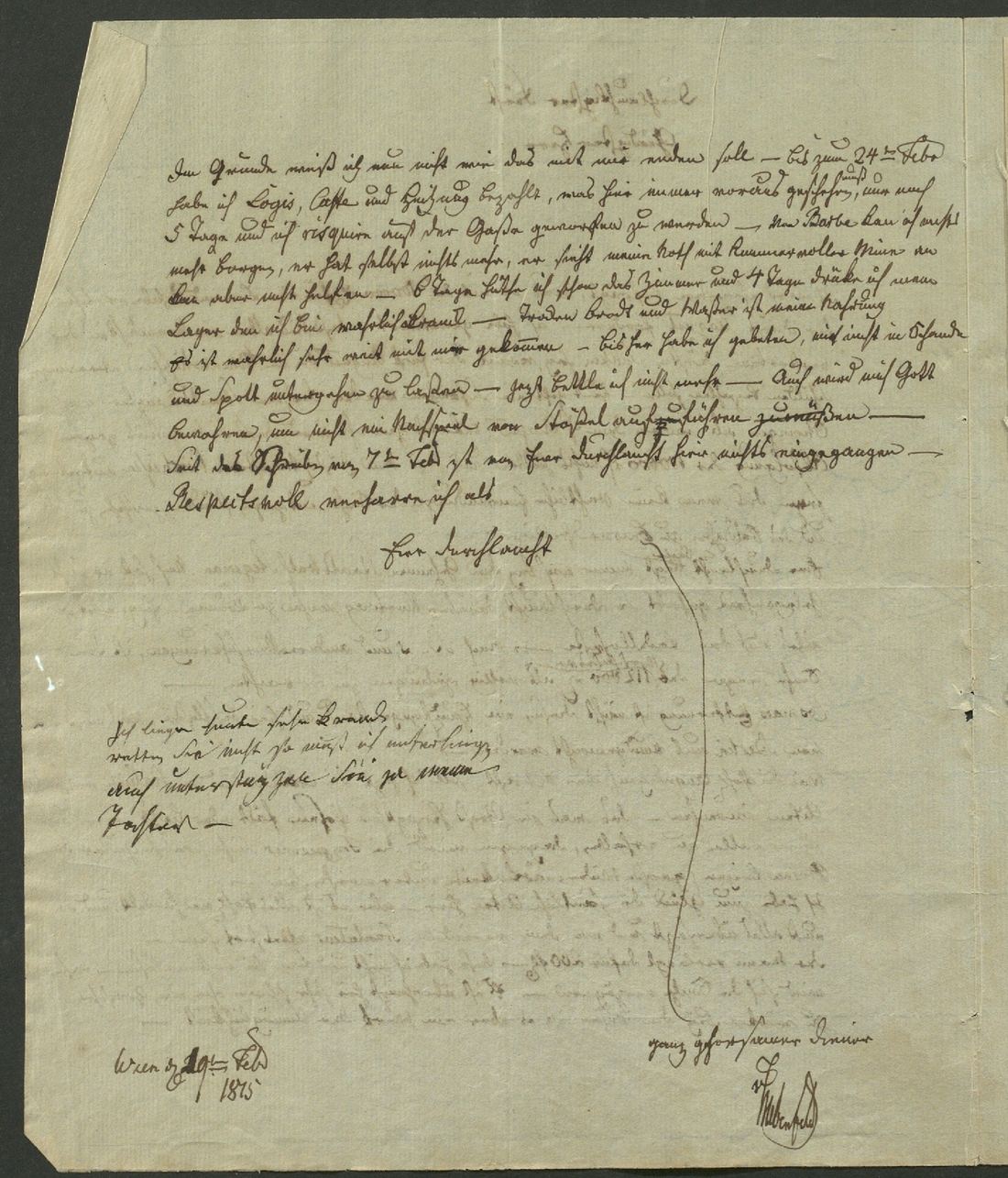Manuscript page 2 of letter 15
