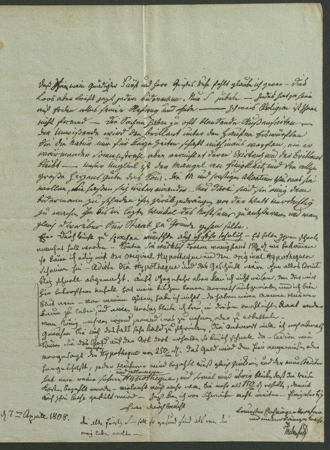 Manuscript page 3 of letter 33